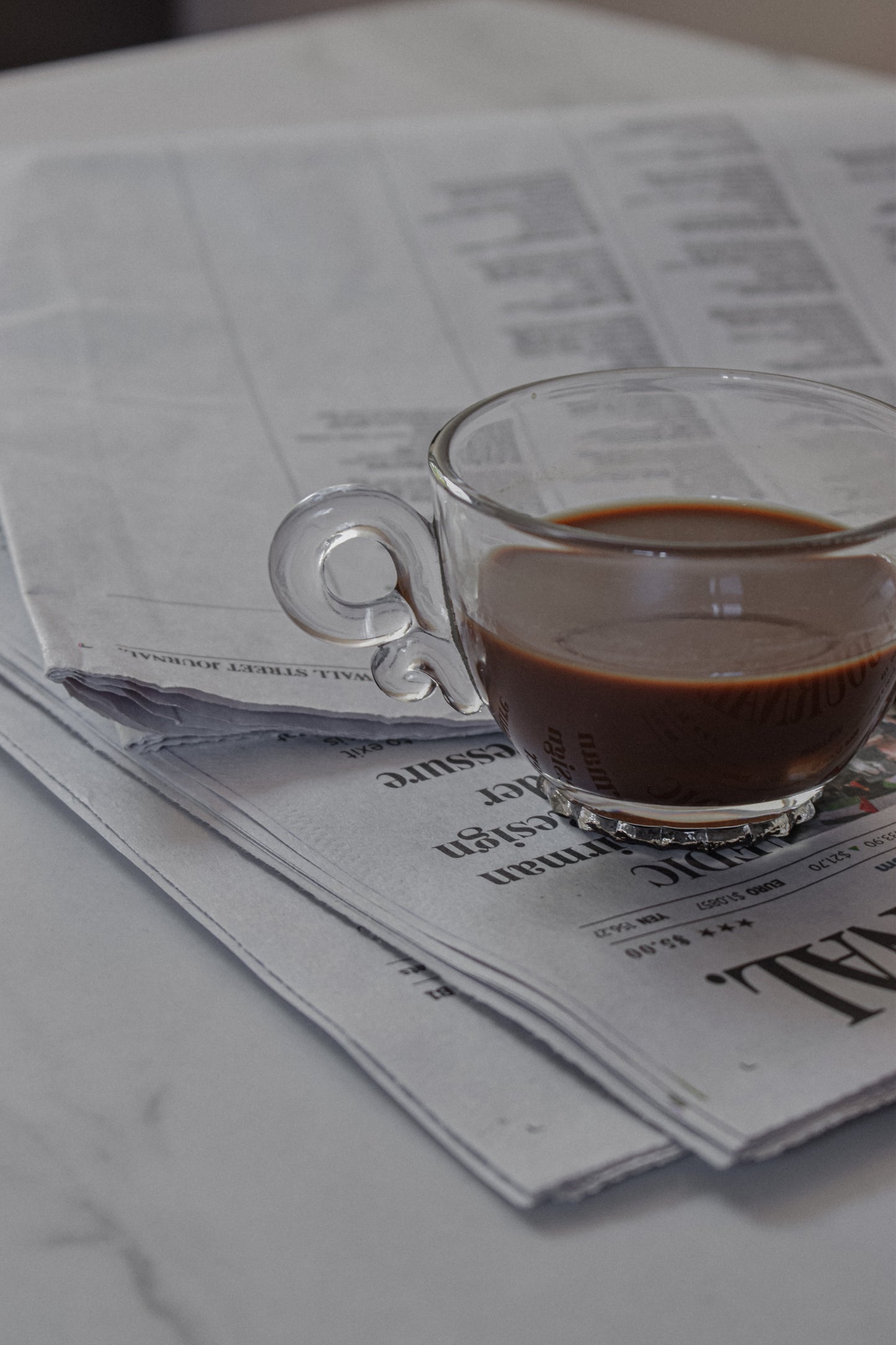 Vintage Glass Espresso Cups