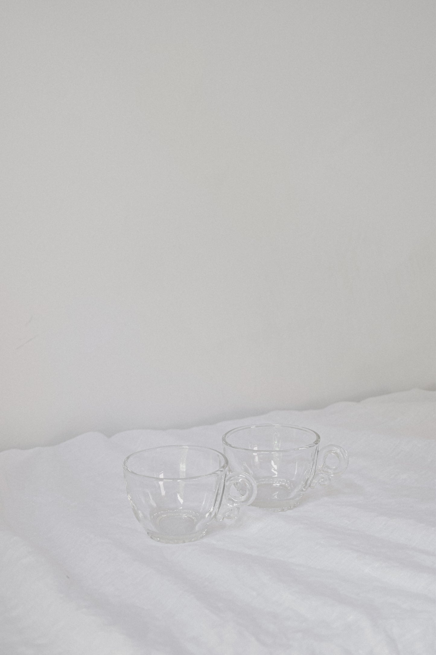 Vintage Glass Espresso Cups