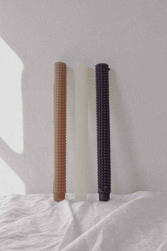 Hobnail Taper Candles