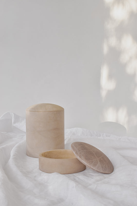 Fay Alabaster Canisters