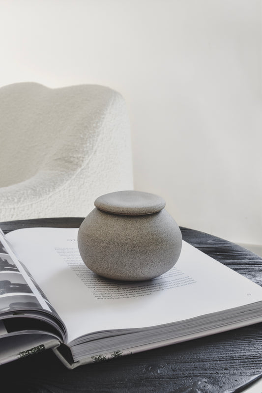 Pebble Lidded Jars